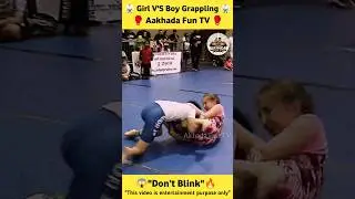Girl vs Boy Grappling | Technique Beats Power 😱🔥 #martialarts #bjj #jiujitsu #grappling #shorts