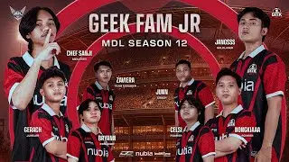 ROSTER LOCKED 🔒 GEEK FAM JR. READY TO FIGHT FOR MDL ID S12!!