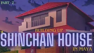 Recreating Shinchan&rsquo;s Iconic Home in 3D | Complete Interior Design in Maya
