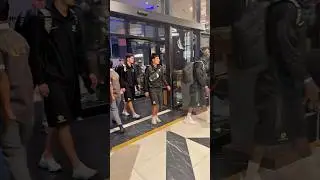 The Subway #Joeys arrive in Taif for #AFCU17 Asian Cup! 👊 #football #arrival #shorts