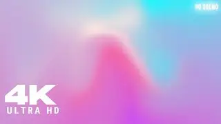 No Sound MOST RELAXING 12 Hour Liquid Gradient Stream 4K UHD
