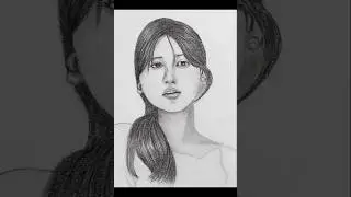 #how to draw a girl step by step #drawing short video