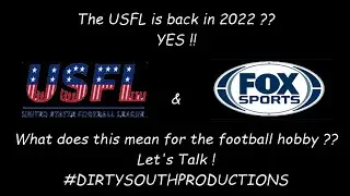 The USFL is back in 2022 ??  #USFL #FOXSPORTS #NFL #XFL