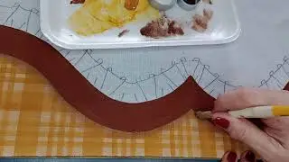 Passo a passo barrado falso para iniciantes/Pintura em tecido