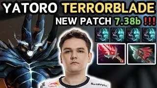 🔥 NEW PATCH 7.38b - YATORO TERRORBLADE Carry Gameplay 🔥 YATOROGOD Grandmaster Tier - Dota 2