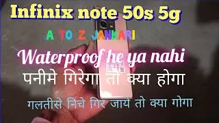 Dunking the Infinix Note 50s 5G - Is It Really Waterproof?