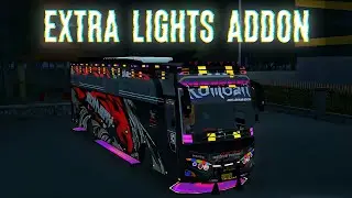 JB1 EXTRA LIGHTS ADDON V4.3.4 || BUS SIMULATOR INDONESIA