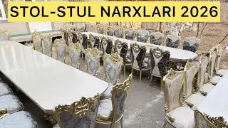 ENG SO’NGGI DIZAYNDAGI STOL-STULLAR🔥SO’NGGI NARXLARINI OBZOR QILDIK