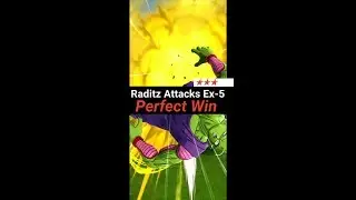 DB Legends - Raditz Attacks Ex-5 (Normal) : How to Get a Perfect Win?