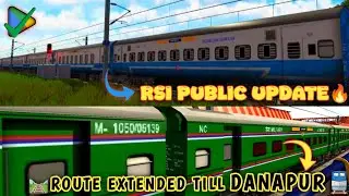 Railway Simulator India Public Update | Route Extend to Danapur | Rework | Army Coach | Ishu K Tech