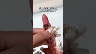 Lipstick swatch on brown skin | Charlotte Tilbury - Candy Chic #fyp #makeup