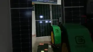 Solar Operated Electric Tractor