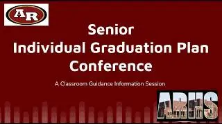 Senior Individual Graduation Plan