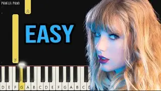 Taylor Swift - loml | EASY Piano Tutorial by Pianella Piano