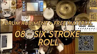 08 - Six Stroke Roll - Drum Rudiments - Caio Moskalkoff