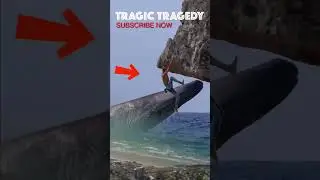 Heart-Stopping Moment: Climber Almost Eaten by Whale! #scary #tragedi