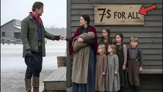 Cowboy solitaire sauve une fratrie de beaux-parents cruels puis on lui demande d'&eacute;pouser leur m&egrave;re