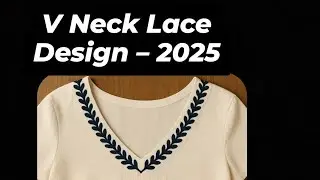 &ldquo;V-Neck ka Sabse Stylish Design 😍 | Easy Cutting & Lace Trick | Boutique Style&rdquo;