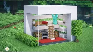 Minecraft | How to Build a Simple Modern House (#10) - Minecraft House Tutorial