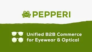 Платформа продаж Pepperi B2B для оптики и очков (английский язык)