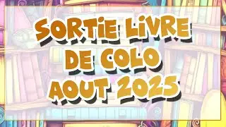 Sortie livre de coloriage pour le mois d'Aout 2025