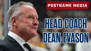 Columbus Blue Jackets Head Coach Dean Evason Recaps the Final Preseason Game | Postgame Media