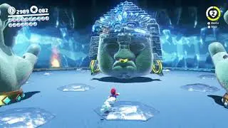 Super Mario Odyssey Post Game Boss Fight-Giant Stone Head
