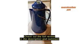 Review COLETTI Classic Percolator Coffee Pot & Enamel Mug Set &mdash; Camping Coffee Pot, Enamel Coffee Mu