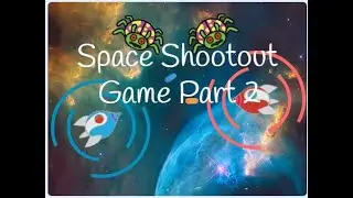 Scratch Tutorial | 2 Player Space Shootout Game | Part 2 | Scratch space shooting game