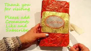 SOLD Seasons Holiday Journal - Final 2021 Christmas Junk Journal