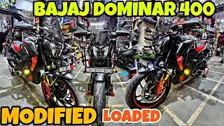 BAJAJ DOMINAR 400 Full Looks Changed | Touring Modification |Crash Guard |Saddle Top Rack | Fog Lamp