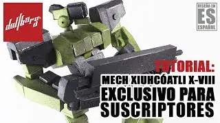 Mech XiuhcóatlI X-VIII, Papercraft EXCLUSIVO para suscriptores