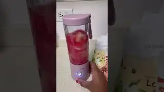 How I use my #blendjet2 portable blender to make a strawberry banana #smoothie #blendjet