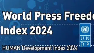 Index of 2024#HUMAN DEVELOPMENT INDEX#WORLD PRESS FREEDOM Index#with @VaishalitarunSoni