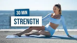 30 MIN FULL BODY STRENGTH WORKOUT No Equipment, Bodyweight Only, Get Strong At Home