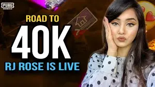 ROAD TO 40K ❤️| CUSTOM ROOMS ✈️| RJ ROSE YT | PUBG MOBILE