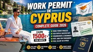 CYPRUS WORK PERMIT 2026 🇨🇾 | How to Get Work Permit & Earn €1500+ Per Month | Complete Guide