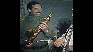 King Fahd gifts Saddam Hussein a golden AK-47🔥☠️|#saddam#ak47shorts#viral#shorts#صدام_حسين