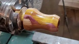 Wood Turning - The Laminate Candle Holder - Trash to Treasure