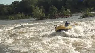 00002 WHITE WATER RAFTION RUN TO  MAN MONKEY BOARD ON RIVER IN COLUMBUS,GA,