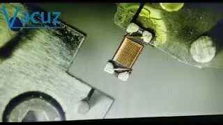 Micro SMD SMT Chip Inductor Automatic Coil Winding Machine Equipments Vacuz Supply