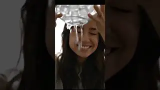 Cutting, Pouring & Eating Ice Cubes | AI ASMR 4K #Shorts #calm #asmr #shorts