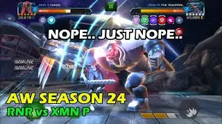 [AW] RNR vs XMN P- Some shady AI.. Apoc Boss Fight... | Marvel Contest of Champions
