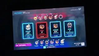 Overwatch Quintuple Kill, Play Of The Game and Team Endorsement: Reaper, Ratking skin = Winter Event