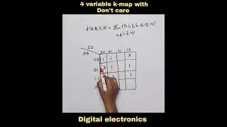 K-map with don't care | KEE401 | Previous year question