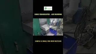 Simple & Small Granulator for Newly-Starting Recycler #shorts  #recycling #recyclingmachine #recycle
