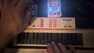 Circuit bent Casio tone PT-82 and delay pedal