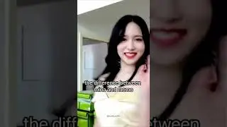 Mina VS Momo in Similar dresses😂