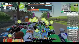 Zwift Racing Lague:Redline Rally-Open Shamrock Lague Division5 (B)