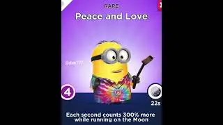 Minion Rush Peace and Love Minion shorts